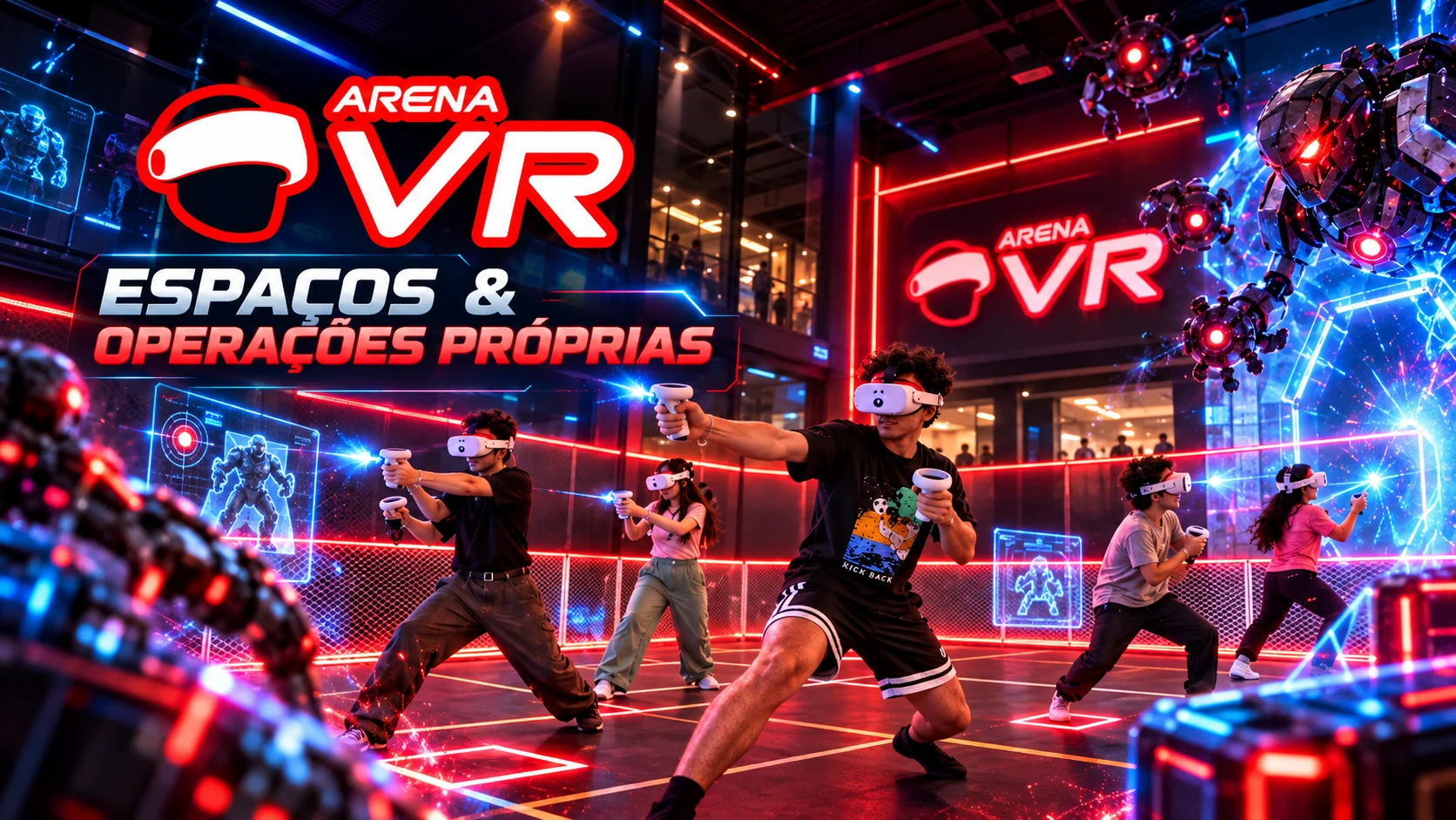 Composição promocional Arena VR
